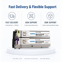 Transceiver optique SFP 1.25G BIDI à fibre unique 1490nm/1550nm 160km LC DDM SMF, transceivers SFP Finisar