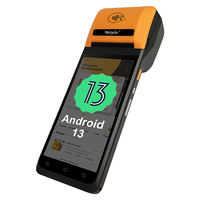 Terminal Punto de Venta Portátil Android 13 Todo en Uno de 5 Pulgadas, 3 GB + 16 GB, con Pantalla Táctil y Impresora Térmica de 58 mm para Restaurantes