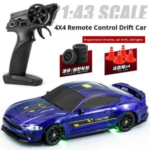Voiture télécommandée <span class=keywords><strong>RunStar</strong></span> 8500 à l'échelle 1:4, 4 roues motrices, 4 canaux, drift, mini voiture de course haute vitesse avec gyroscope en métal, prête à l'emploi - Product Image 5