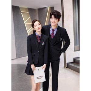 Women's Suit Set Blazer Vest Pants Shirt Pleated Skirt Formal Anti-Wrinkle Full Sleeve Autumn Winter Banquet Wear - Product Image 3