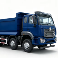 Truk Tipper SINO HOWO NX 8X4 12 Roda dengan Berbagai Standar Emisi Opsional untuk Impor Global