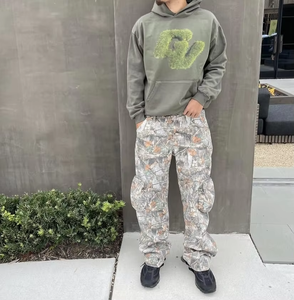 <span class=keywords><strong>Pantaloni</strong></span> Cargo Personalizzati di Alta Qualità 100% Cotone, Stile Paracadutista, Mimetico Real Tree, per Uomo - Product Image 5