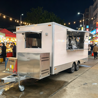 Camion de restauration mobile, camion de café, bar à bière, chariot à hot-dogs, remorque alimentaire mobile