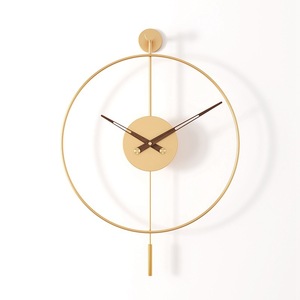 Relojes de Pared Grandes de Hierro Estilo Nórdico Tradicional Español para Sala de Estar, con Movimiento Silencioso de Cuarzo, Decoración Personalizada para el Hogar, Venta al Por Mayor - Product Image 1