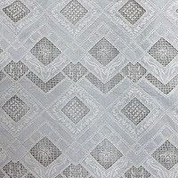Tissu en maille florale respirant et hydrosoluble, dentelle 100% coton pour robe brodée ou hawaïenne, tissu en coton