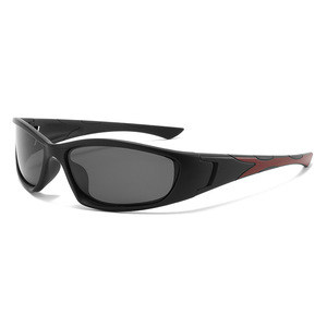 Sport Glasses Polarized UV400 TAC Lens Windproof Outdoor Cycling Driving Fishing Square <b>Frame</b> <b>Black</b> - Product Image 5