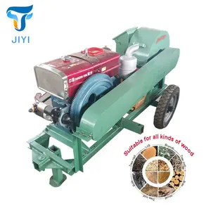 JIYI High Productivity Steel Hammer Mill New Condition Straw Wood Shredder Cutting Machine Hot Sale Manufacturers Farms Retail