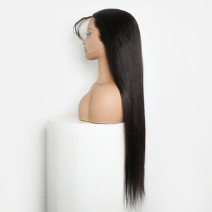 Perruques Sans Colle Lisses comme des Os, 100% Cheveux Humains Vietnamiens Bruts <span class=keywords><strong>en</strong></span> Gros, Perruques Lace Front 13x6 5x5, Perruques Frontales HD Lace Pas Chères - Product Image 4
