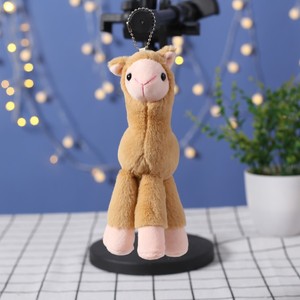 Porte-clés, adorable petite poupée, accessoire pour sac, sac à dos féminin, grand pendentif, alpaga réaliste en peluche, <span class=keywords><strong>jouet</strong></span> en peluche - Product Image 5