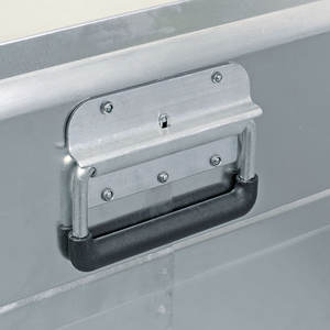 LxAxH 785x580x400mm 74kg 156 litros de capacidad contenedor de aluminio con esquinas apilables caja de almacenamiento multiusos - Product Image 4