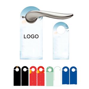 Cartes et étiquettes suspendues en PVC personnalisées avec logo imprimé pour hôtels – Formes et tailles sur mesure, OEM disponible - Product Image 2