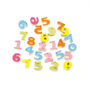 Numeri in Legno Ilan 15mm 26 Pezzi per Artigianato ed Educazione - Product Image 1