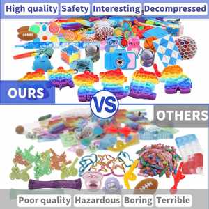 Ensemble de cubes et fidget spinners phosphorescents pour tous les âges (plus de 1000 pièces) – Jouets sensoriels fantaisie et anti-stress pour la nuit - Product Image 3