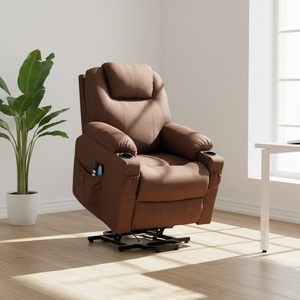 Fauteuil inclinable moderne en PU <span class=keywords><strong>noir</strong></span> avec fonction de massage pour la maison, le bureau, le salon, la chambre ou l'atelier - Product Image 1