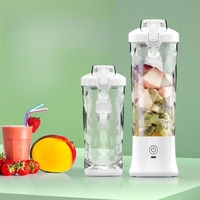 Nouveauté 2026 – Meilleures ventes AMZ – Mixeurs portables rechargeables 600 ml avec logo personnalisé pour la maison, le bureau, les voyages et la salle de sport