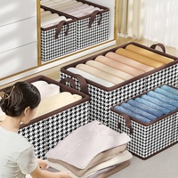 Boîtes et bacs de rangement chinois, organisateur de vêtements grande capacité, organisateur de garde-robe, boîte de rangement non tissée pour armoire