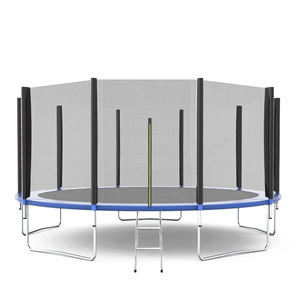 16FT Jump Fitness Prix d'usine Grand <span class=keywords><strong>trampoline</strong></span> extérieur coloré <span class=keywords><strong>Trampoline</strong></span> d'extérieur pour enfants Grand <span class=keywords><strong>trampoline</strong></span> avec filet - Product Image 2