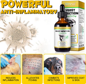 Oimmal mengurangi peradangan mengurangi gatal infeksi ragi suplemen peliharaan produk perawatan infeksi ragi alami - Product Image 4