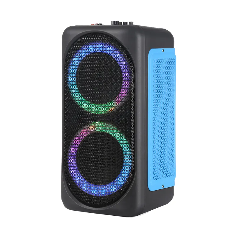 2*8-inch Dual Speaker Subwoofer Outdoor Rod BT Speaker Square Dance karaoke Speaker Party Professional Audio