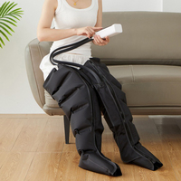 Masseur de jambes à compression d'air Zoshine - Enveloppement complet, bottes de massage pour mollets et pieds à 4 chambres, soulagement de la douleur avec une meilleure circulation sanguine