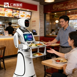 Robot di Servizio Intelligente con Navigazione AI per Consegna Cibo, Caffè, Ristoranti, Hotel e Reception - Product Image 3