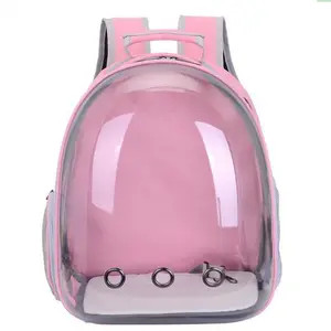 Cat Bag Pet Backpack Outside Travel Portable Transparent Space Capsule Pet Bag Cat Breathable Pet Carrier Bag