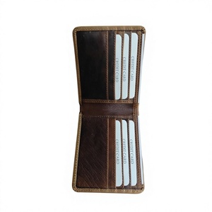 Men's BS INTERNATIONAL Fashionable Genuine Leather <b>Wallet</b> Custom Branded Logo Printed Waterproof Embroidery Open Letter Short - Product Image 5