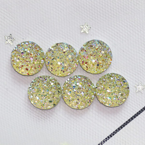 Cabujones Redondos Convexos de Resina de 12mm en Colores Surtidos, Accesorios de Joyería para Manualidades - Product Image 2