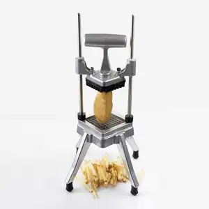 Commercial Vegetable Fruit Chopper Dicer 4 Stainless Steel Blades Manual Onion Tomato Slicer Restaurant French Fry Cutter