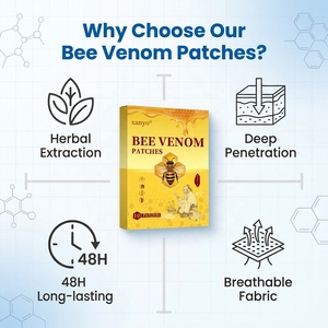 Parches de Veneno de Abeja de Marca OEM, un Remedio Herbal Natural que Alivia las Molestias Musculares y Articulares, con un Efecto Calmante Rápido - Product Image 3