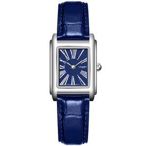 Reloj para mujer: nicho, de alta gama, sencillo, ligero, lujoso, retro, resistente al agua, correa de cuero genuino, esfera cuadrada pequeña, ligero. - Product Image 3