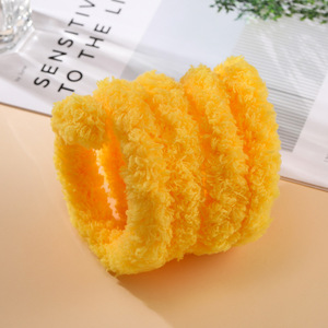 Limpiador de tuberías de aluminio con forro de coral, 2 cm x 1 m de largo, tira de felpa para manualidades DIY, material de hilo de tamaño pequeño - Product Image 2