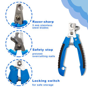 Cortaúñas profesional de acero inoxidable para perros, tijeras de uñas para perros a precios al por mayor, recortadores de uñas duraderos para mascotas - Product Image 6