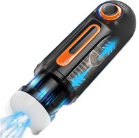 Automatischer Elektrischer Teleskop-Rotations-Stroker Sexspielzeug für Erwachsene Männer TPE-Material Masturbator-Cup für Männliche Selbstbefriedigung