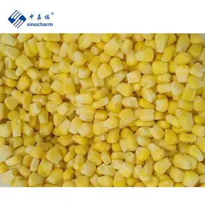 Légumes surgelés Sinocharm HACCP prix d'usine Dia 7-11mm grains de maïs sucré congelé IQF