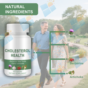 Suni nhãn hiệu riêng <span class=keywords><strong>cholesterol</strong></span> sức khỏe viên nang berberine sữa cây kế chiết xuất hạt bổ sung mức <span class=keywords><strong>cholesterol</strong></span> tốt - Product Image 6