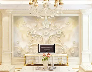 3d relief luxury mural background wall family hotel interior decor wall mural wallpaper 3d