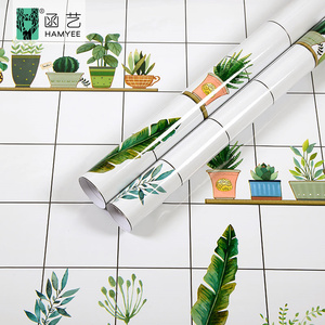 วอลล์เปเปอร์ PVC ตู้ผลไม้หินอ่อนไวนิลติดผนังกระดาษไวนิลวอลล์เปเปอร์ห้องครัวมีกาวในตัว - Product Image 3