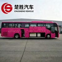 Bus diesel TengLong rose personnalisé de 10,5 m, neuf, conduite à droite, Euro 3, pour le transport de touristes et de passagers en ville