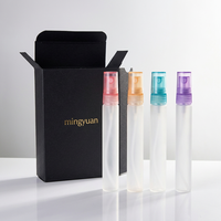 Flacon de parfum miniature de 10 ml, échantillon de parfum, flacon coloré avec pulvérisateur, échantillon de parfum testeur