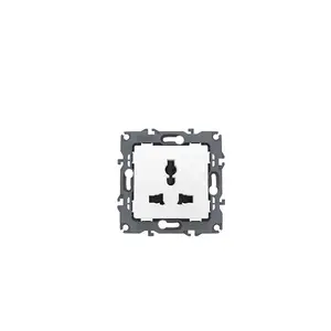 high quality 13A Single Universal Power Outlet-Screwless Terminal electric switch socket