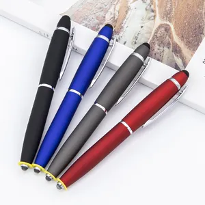 2024 new design led light ballpoint pen flashing stylus touch ballpoint pen