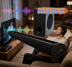 <span class=keywords><strong>Barra</strong></span> de <span class=keywords><strong>Sonido</strong></span> para TV de 2.1 Canales con Subwoofer, Micrófono, Sistema de Cine en Casa, Bluetooth, Karaoke, Control Remoto, HDMI, <span class=keywords><strong>Sonido</strong></span> HIFI con Bajos Profundos - Product Image 5