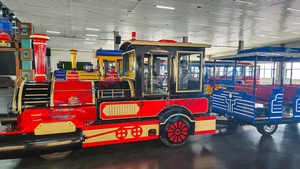 Train électrique sans rail à batterie, attraction de parc d'attractions, véhicule de tourisme classique pour sites touristiques - Product Image 3