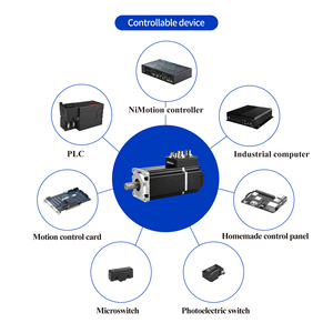 Nema6 STO Tích hợp động cơ servo 400W tích hợp đa biến 17 bit mã hóa tuyệt đối động cơ DC điều khiển ổ đĩa nhỏ tích hợp - Product Image 5
