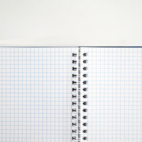 Carnet de notes à double spirale avec logo personnalisé Agenda format A5 couverture PP semi-transparente pour l'école ou le journal