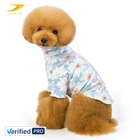 Prix d'usine – Chemises florales pour chiens en gros – Col roulé confortable en coton doux – Vêtements respirants et décontractés pour animaux de compagnie