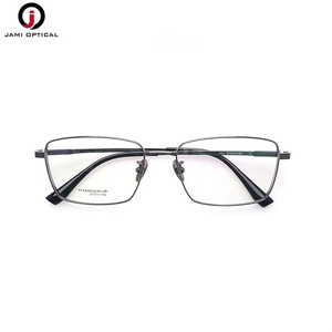 Lunettes en titane légères, branches flexibles, logo personnalisé, montures <span class=keywords><strong>de</strong></span> lunettes pour hommes - Product Image 2