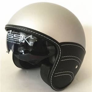 Nuevo Casco de Motocicleta <span class=keywords><strong>Retro</strong></span> para Hombre y Mujer, Casco Abierto Transpirable, Casco de Motocicleta Vintage Anticaídas, Certificado por el DOT - Product Image 3