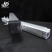 Scène en aluminium portable carrée pour événements extérieurs, mariage, plateforme carrée avec clôture